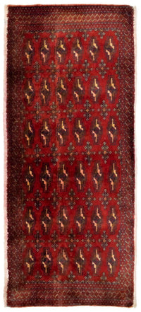 Turkaman Teppich 130 x 60 cm - rot