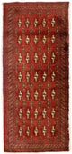 Turkaman Teppich 130x60cm - Orientteppich