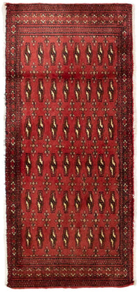 Turkaman Teppich 130 x 60 cm - rot