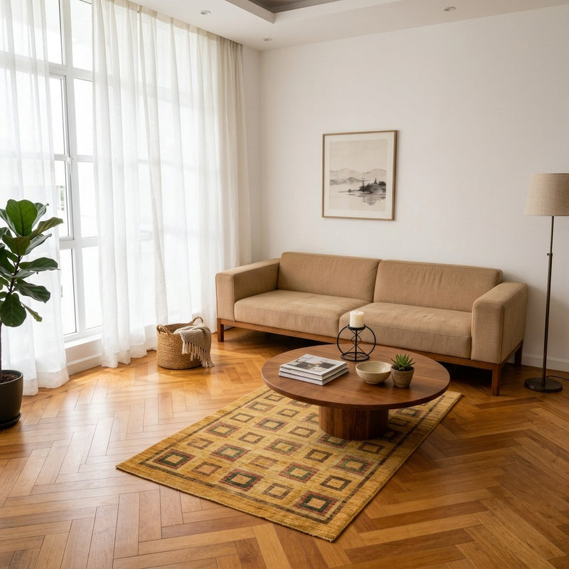 Ziegler Modern Teppich 281x203cm - Wollteppich