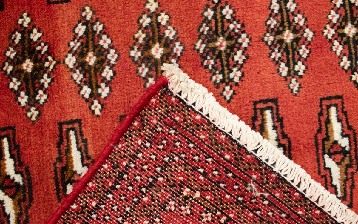 Turkaman Teppich 130 x 60 cm - rot