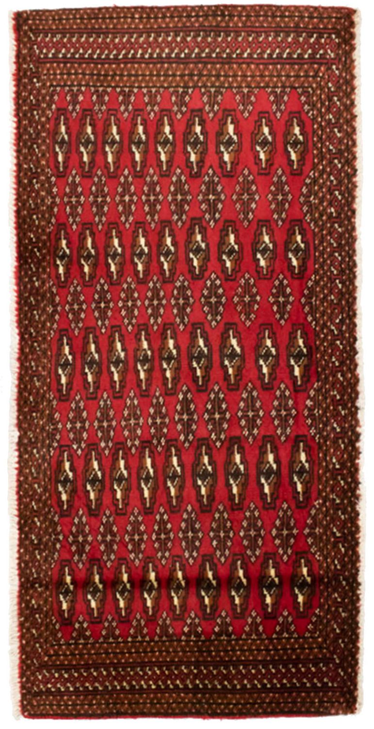 Turkaman Teppich 130 x 60 cm - rot