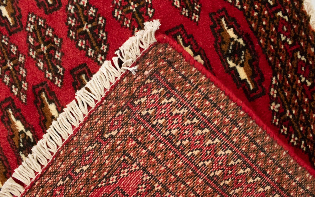 Turkaman Teppich 130 x 60 cm - rot