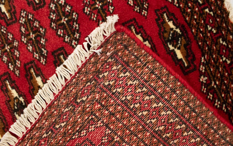 Turkaman Teppich 130 x 60 cm - rot
