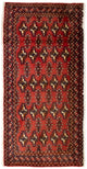 Turkaman Teppich 130x60cm - Orientteppich
