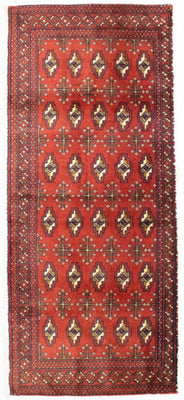 Turkaman Teppich 130 x 60 cm - rost