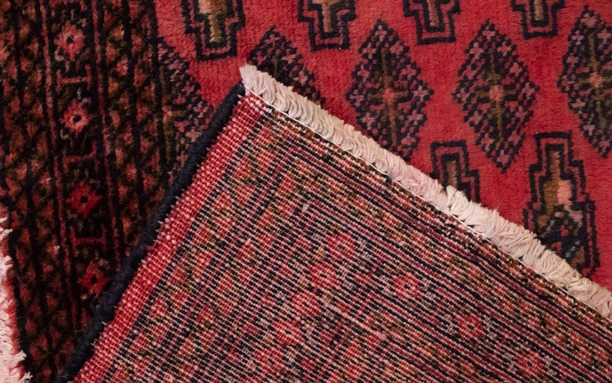 Turkaman Teppich 130 x 60 cm - rot