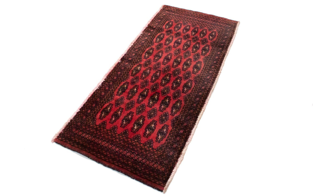 Turkaman Teppich 130 x 60 cm - rot