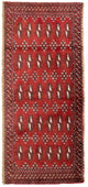 Turkaman Teppich 130x60cm - Orientteppich