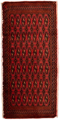 Turkaman Teppich 130 x 60 cm - rot