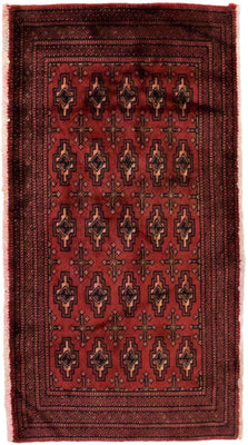 Turkaman Teppich 130 x 60 cm - rot