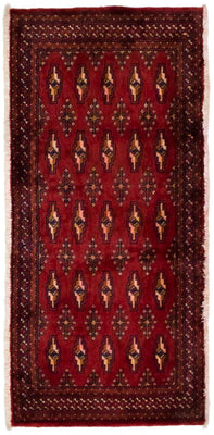 Turkaman Teppich 130 x 60 cm - rot