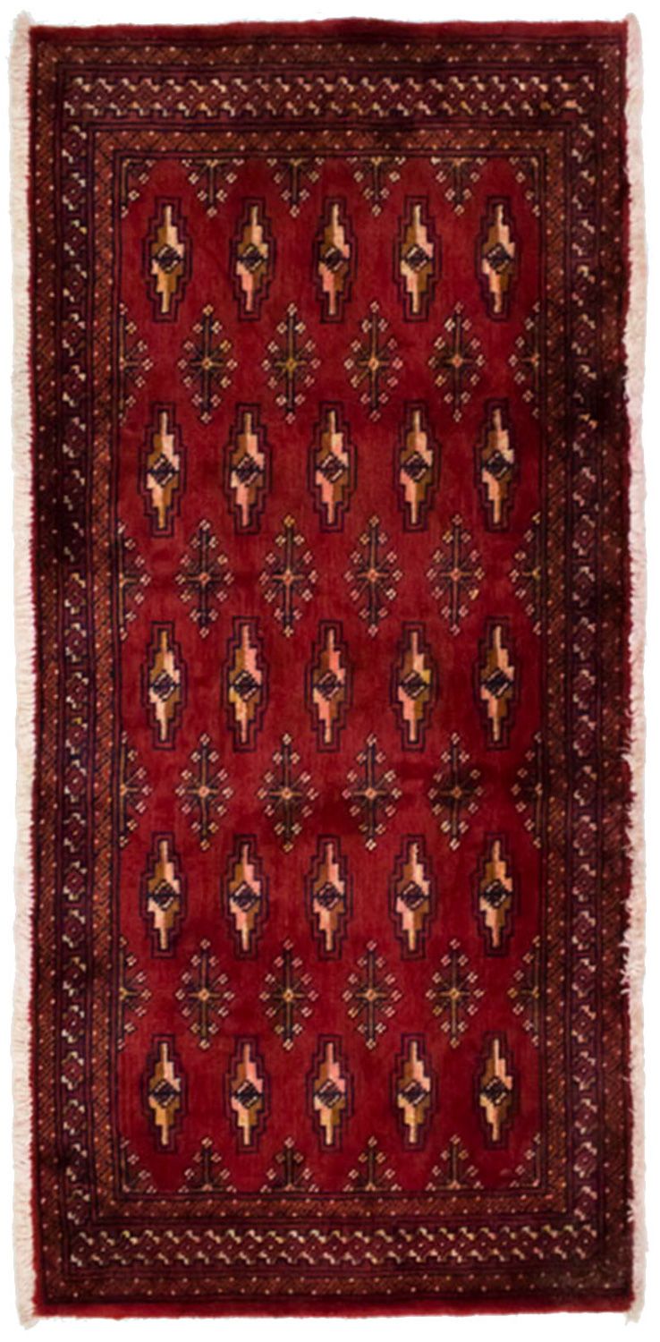 Turkaman Teppich 130 x 60 cm - rot