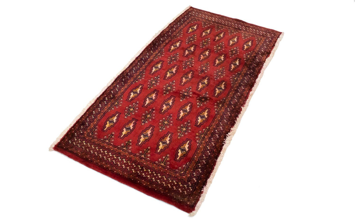 Turkaman Teppich 130 x 60 cm - rot