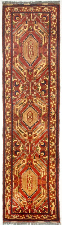 Afghan Teppich - Hatschlu 307 x 83 cm
