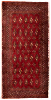 Turkaman Teppich 130 x 60 cm - rot