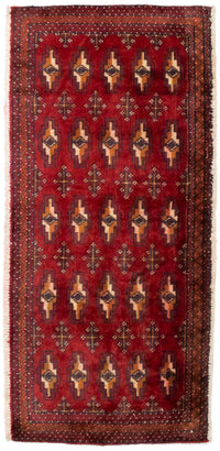 Turkaman Teppich 130 x 60 cm - rot