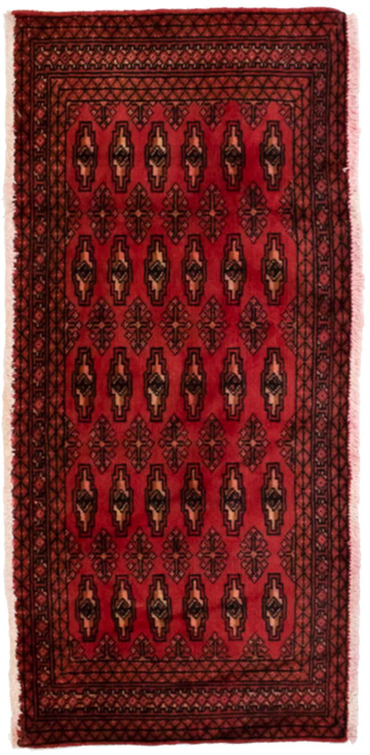Turkaman Teppich 130 x 60 cm - rot