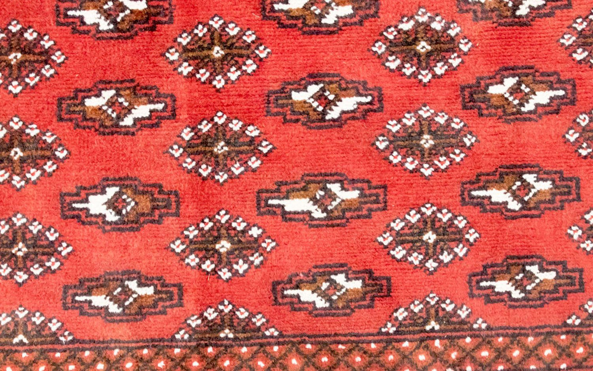 Turkaman Teppich 130 x 60 cm - rot