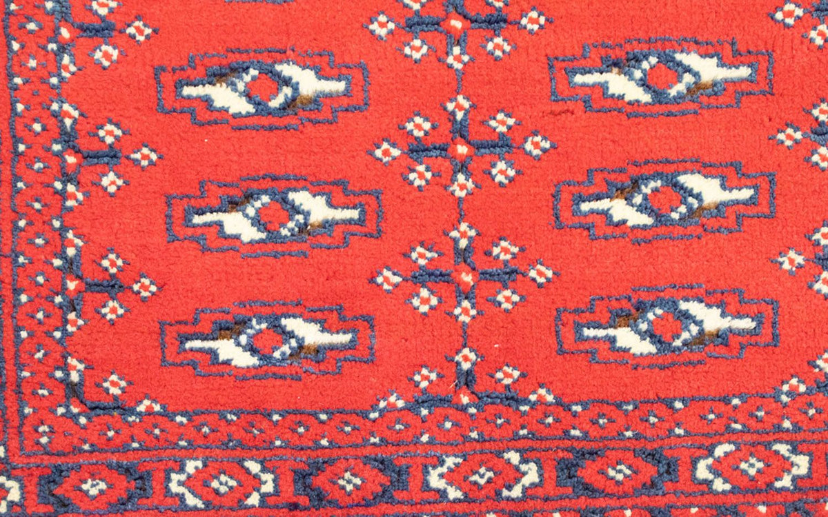 Turkaman Teppich 130 x 60 cm - rot