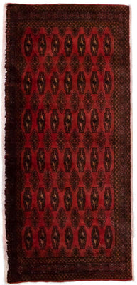 Turkaman Teppich 130 x 60 cm - rot