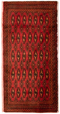 Turkaman Teppich 130 x 60 cm - rot