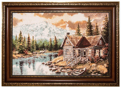 Bild-Teppich 61x85cm - Orientteppich