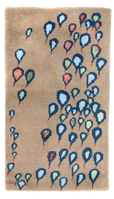 Wollteppich 175 x 96 cm Teppichläufer