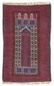 Belutsch Teppich 131x85cm - Orientteppich