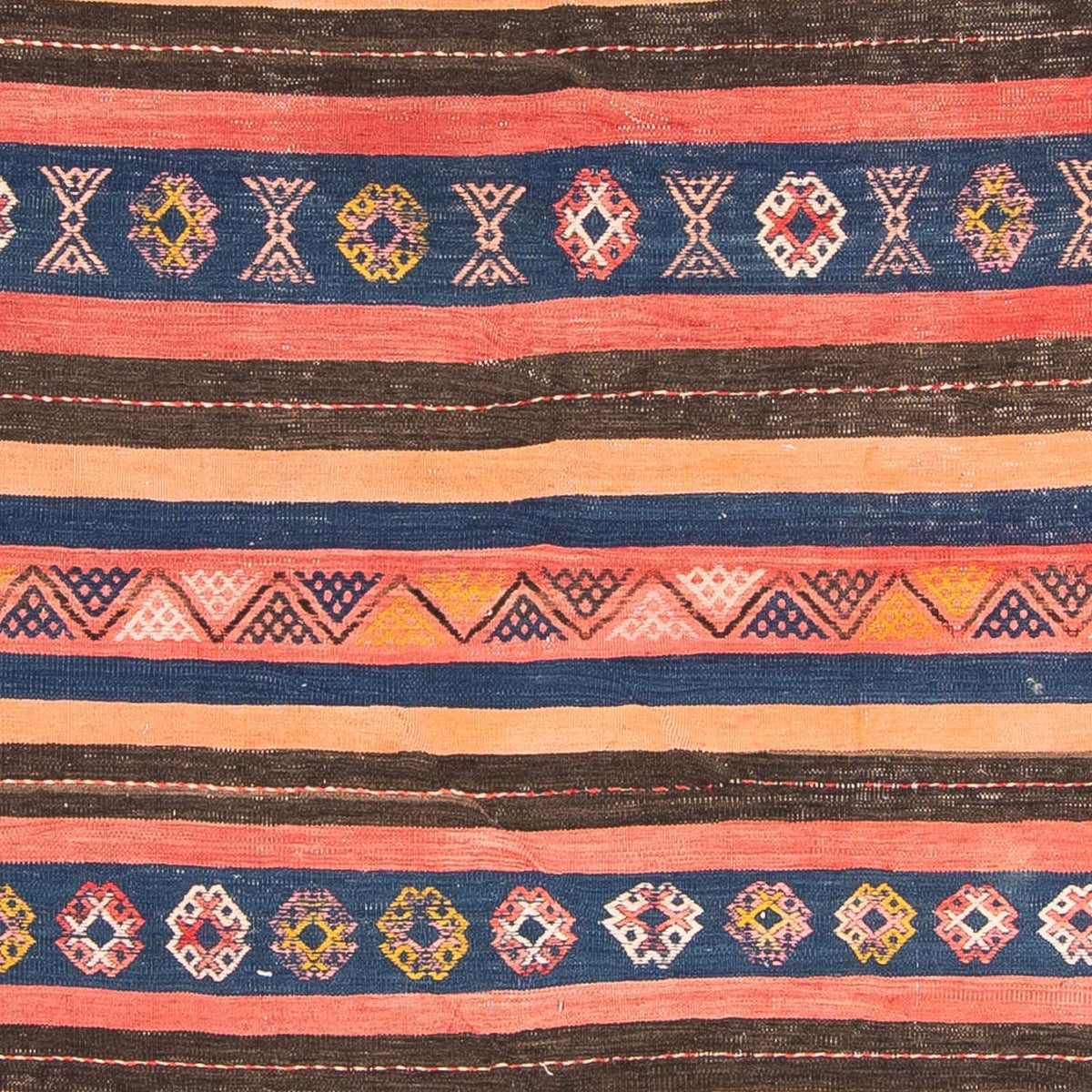 Kelim Teppich - Old 220 x 155 cm - mehrfarbig