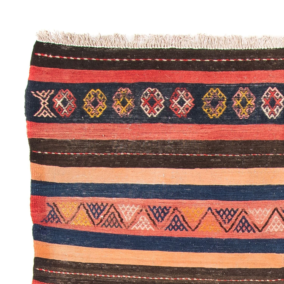 Kelim Teppich - Old 220 x 155 cm - mehrfarbig