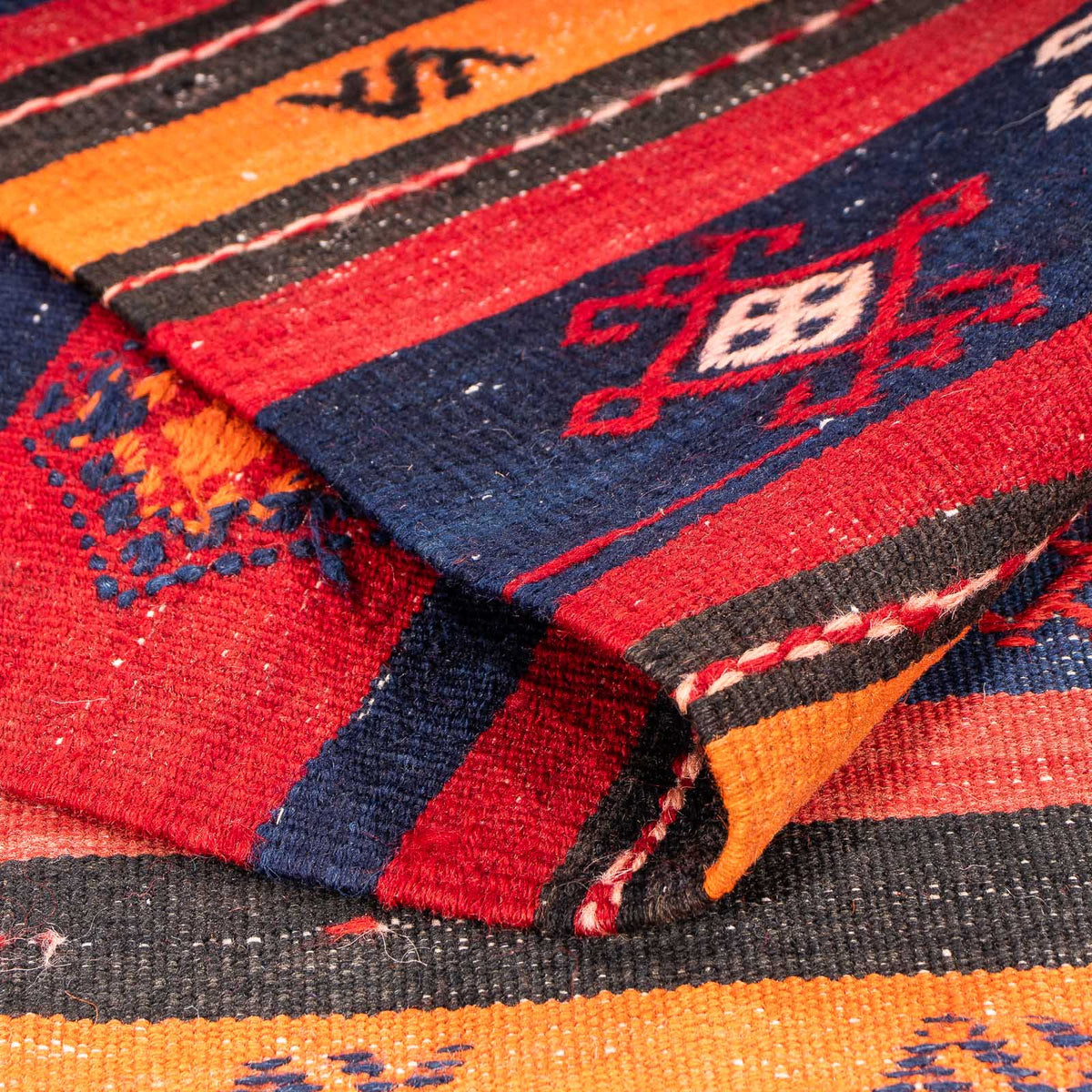 Kelim Teppich - Old 325 x 130 cm - mehrfarbig