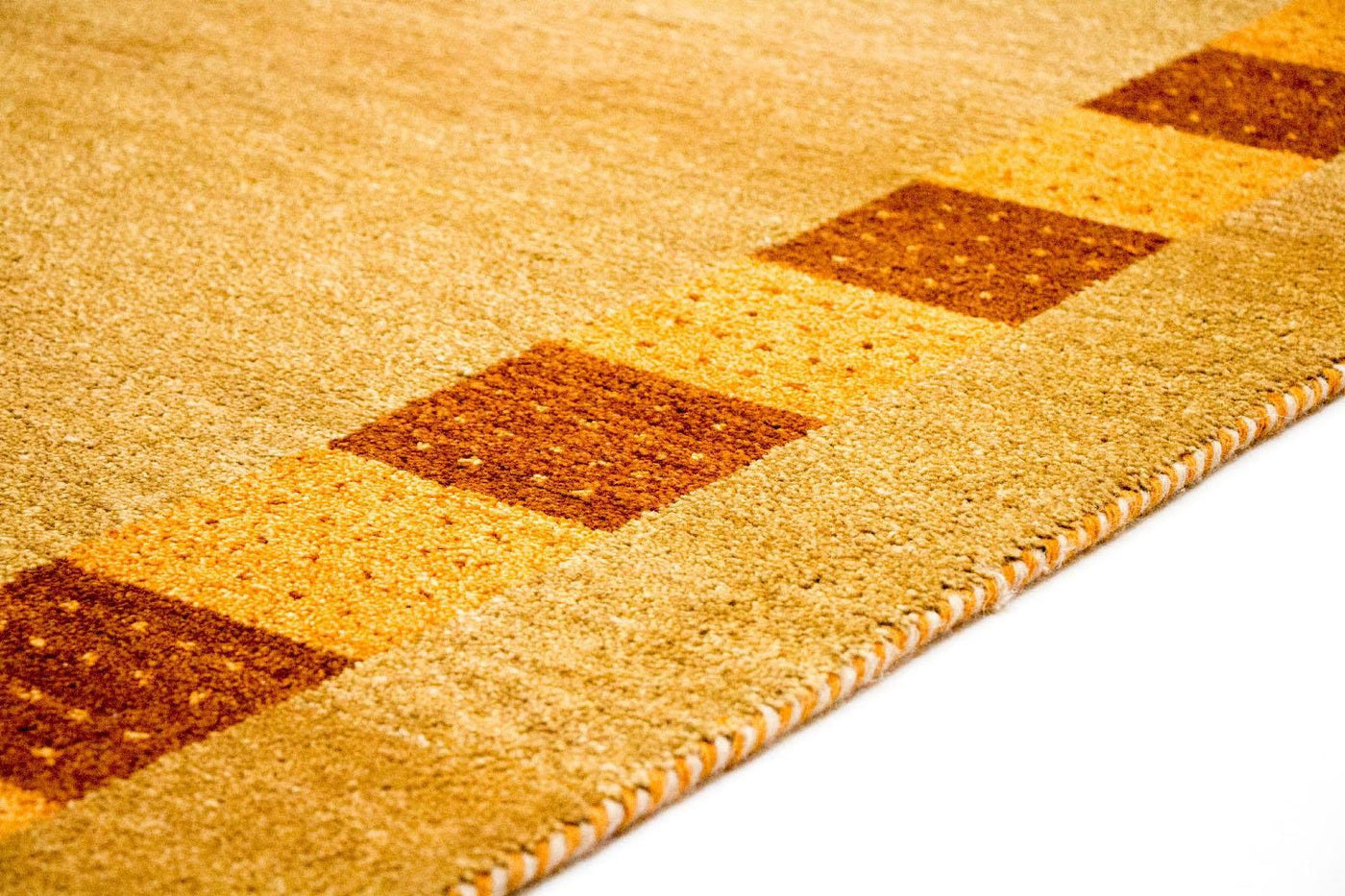 Gabbeh Teppich Indus 242x175cm - Wollteppich