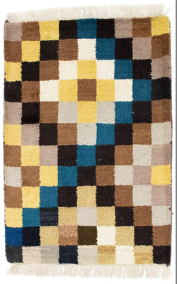 Gabbeh Teppich - Indus 90 x 60 cm - bunt