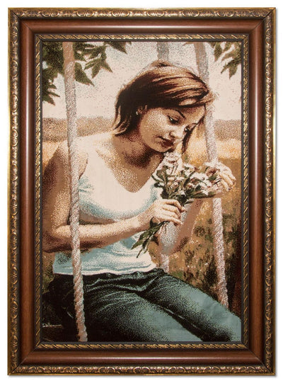 Bild-Teppich 60x85cm - Orientteppich
