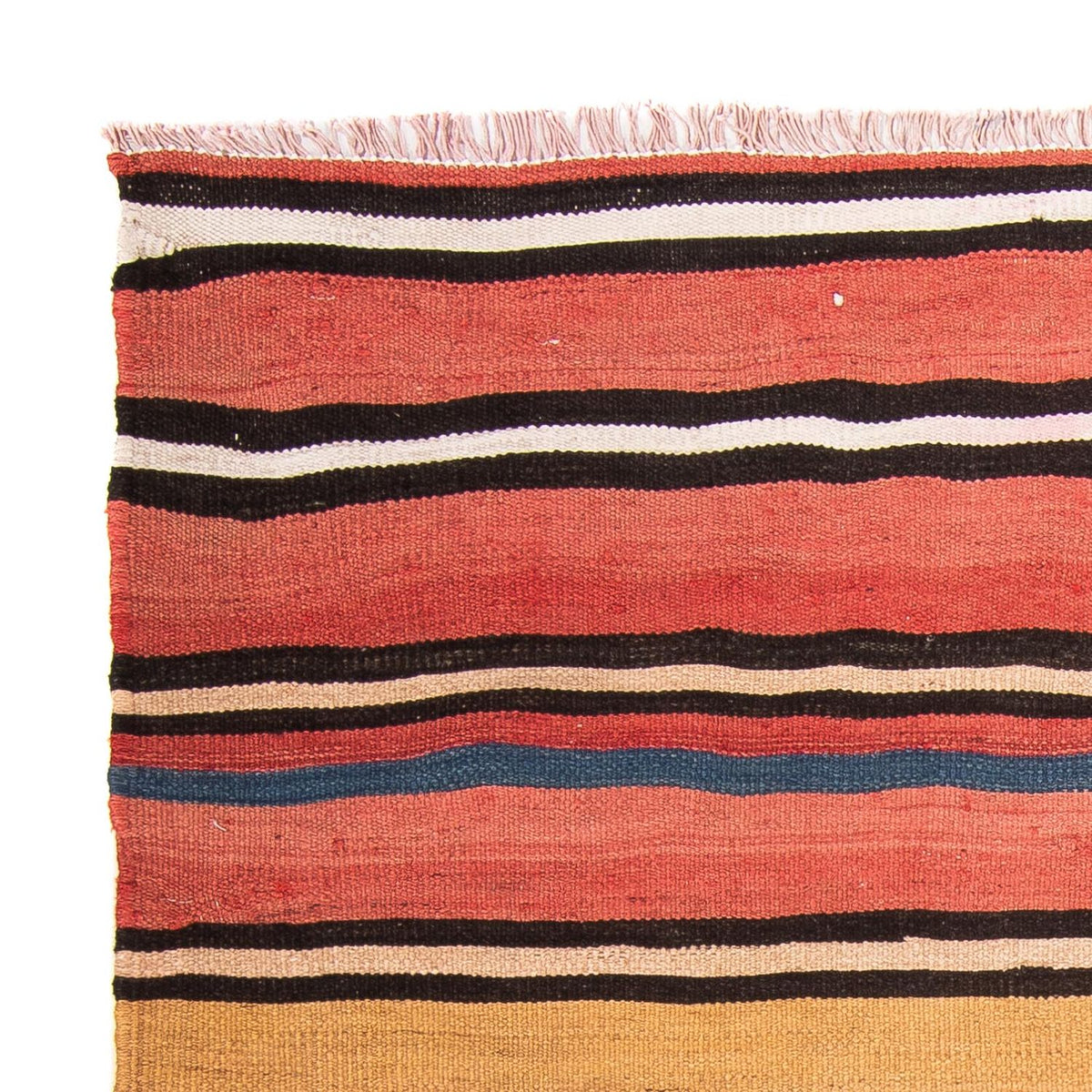 Kelim Teppich - Old 130 x 130 cm - mehrfarbig