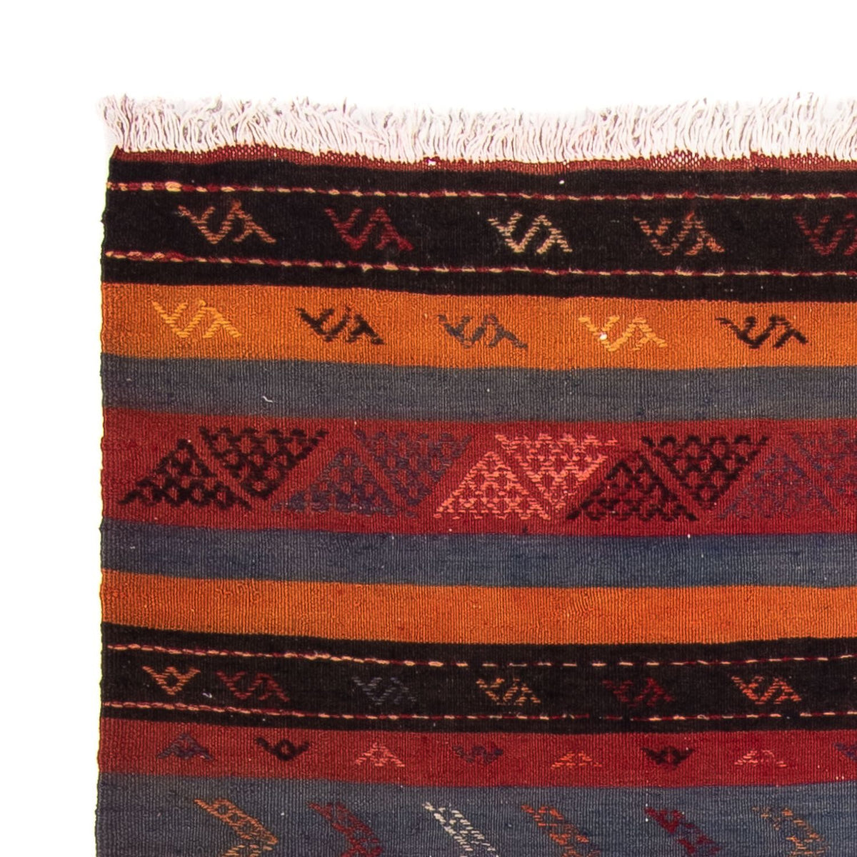 Kelim Teppich - Old 205 x 160 cm - mehrfarbig