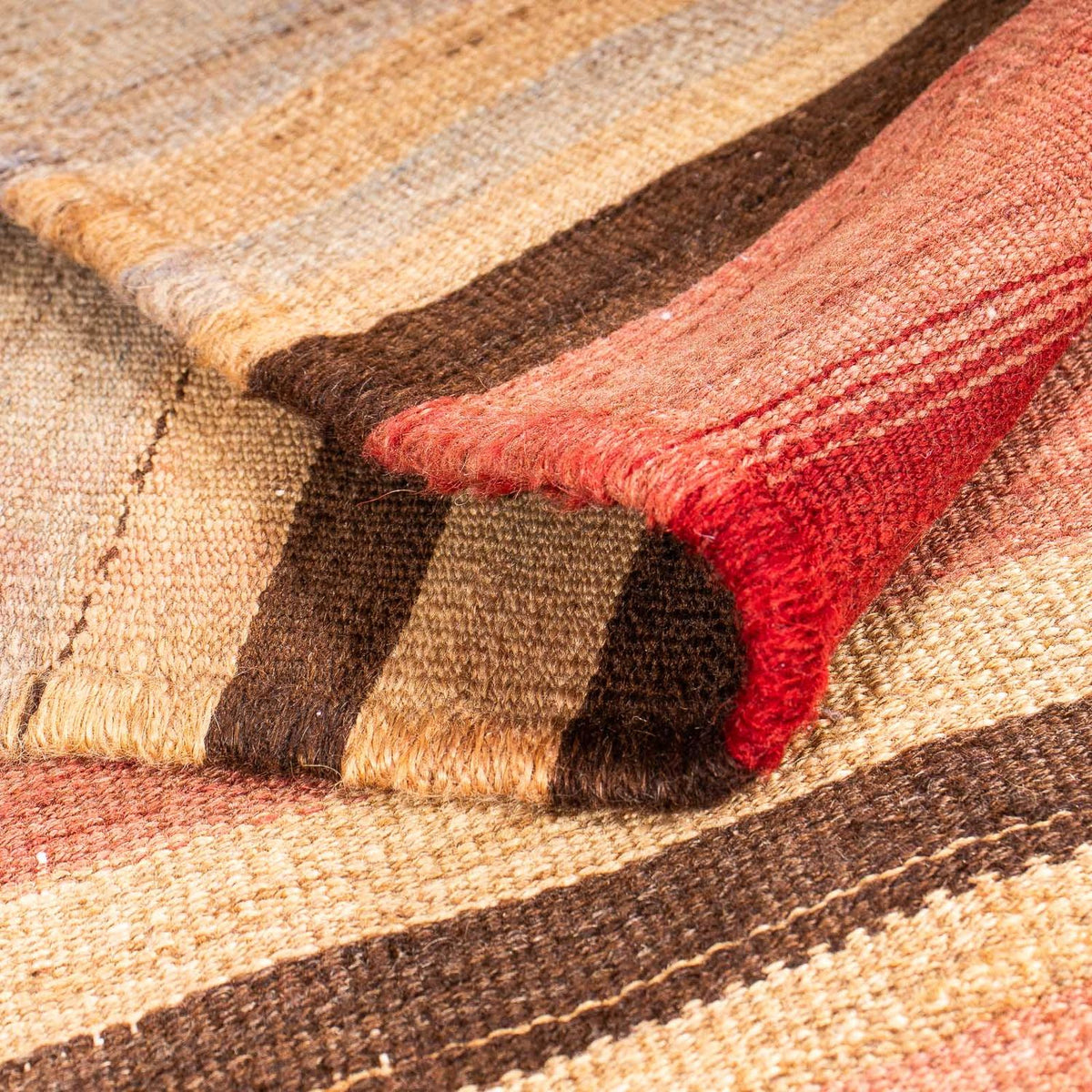 Kelim Teppich - Old 160 x 160 cm - mehrfarbig