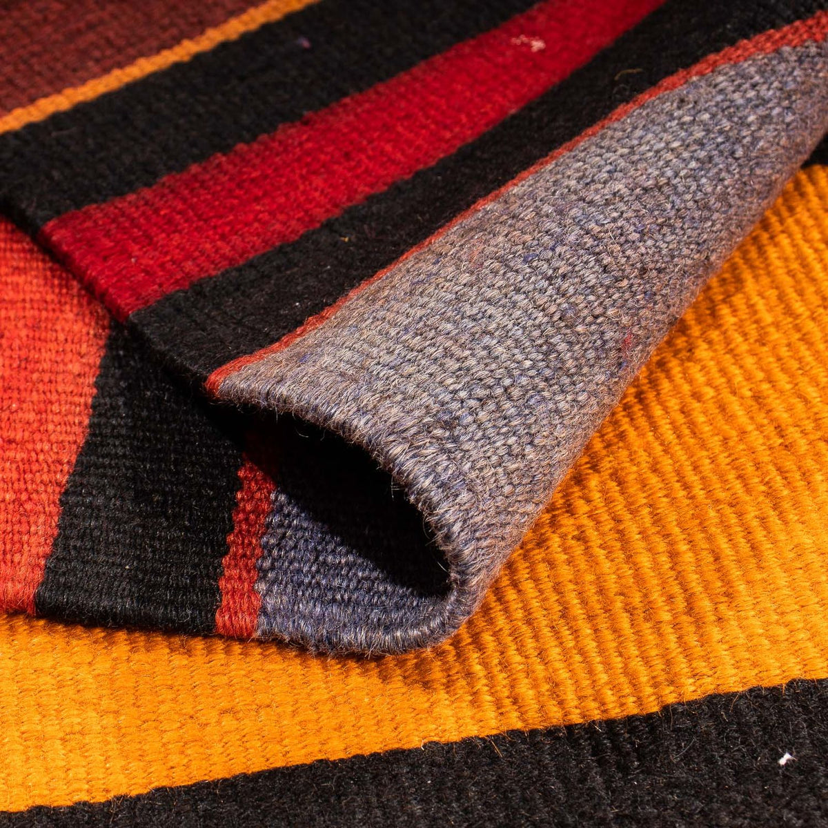 Kelim Teppich - Old 150 x 135 cm - mehrfarbig