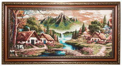 Bild-Teppich 63x112cm - Orientteppich