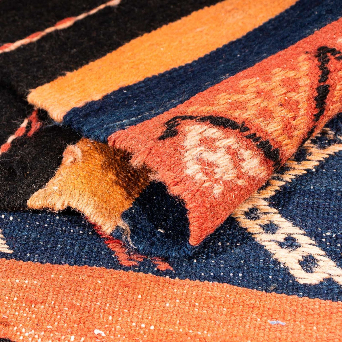 Kelim Teppich - Old 200 x 150 cm - mehrfarbig