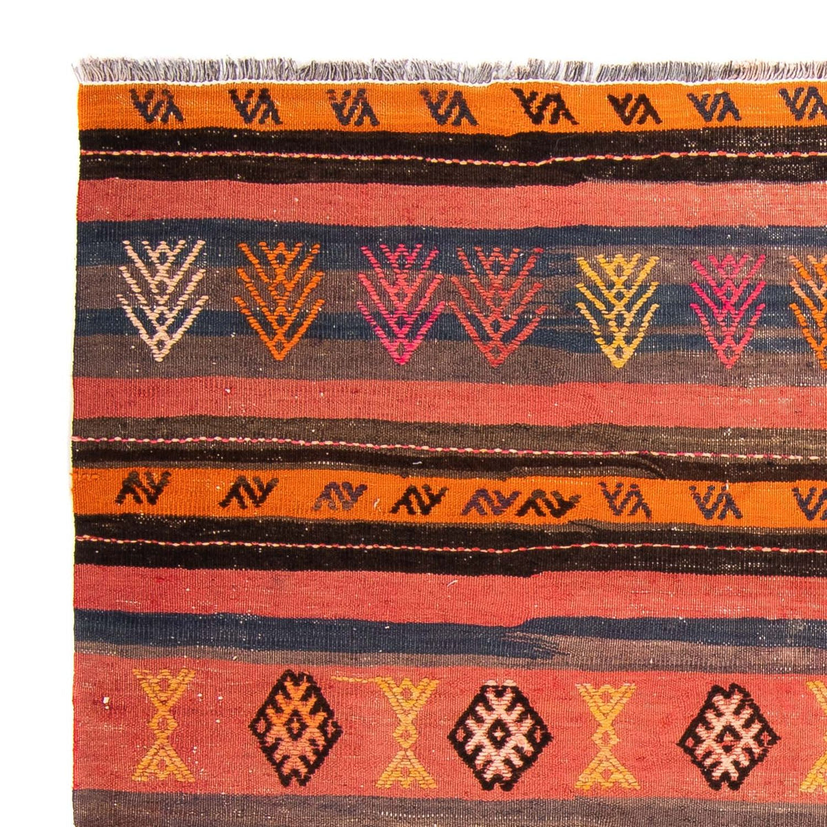 Kelim Teppich - Old 150 x 135 cm - mehrfarbig