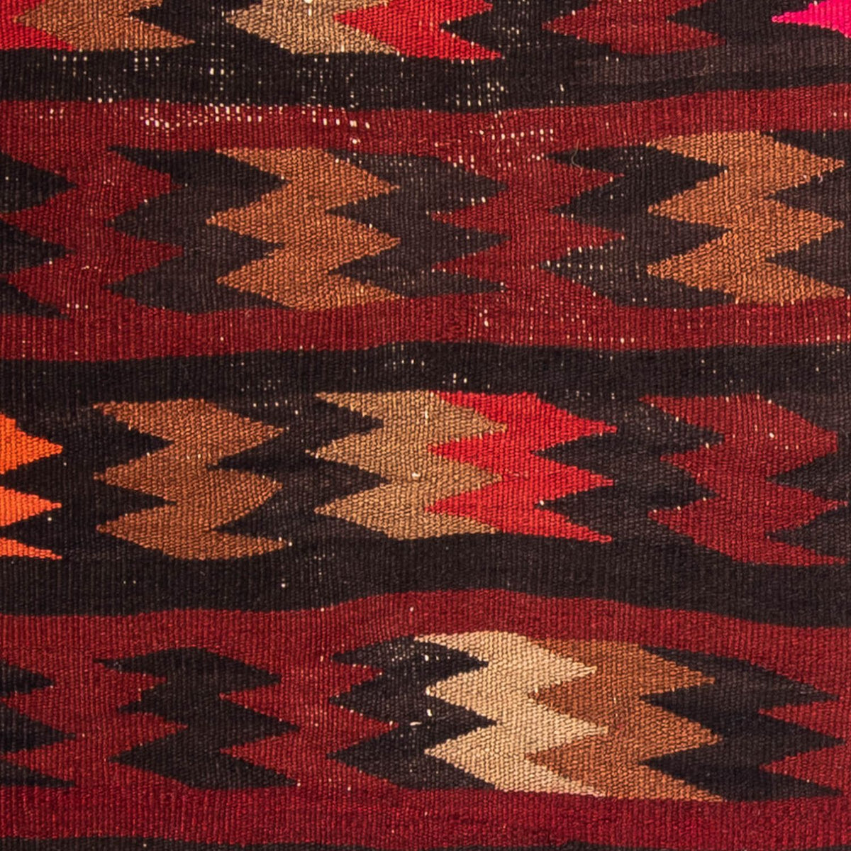 Kelim Teppich - Old 90 x 85 cm - mehrfarbig