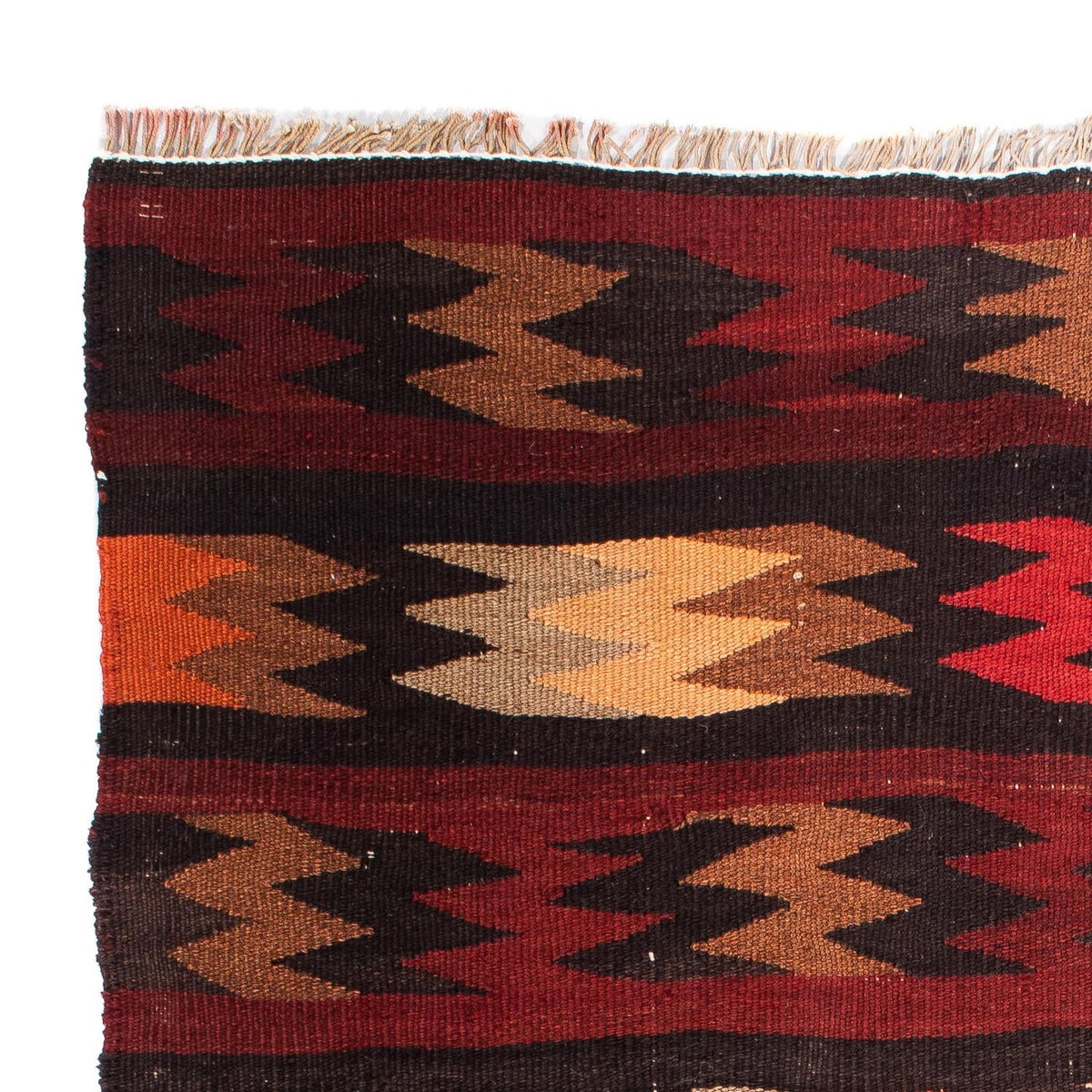 Kelim Teppich - Old 110 x 90 cm - mehrfarbig