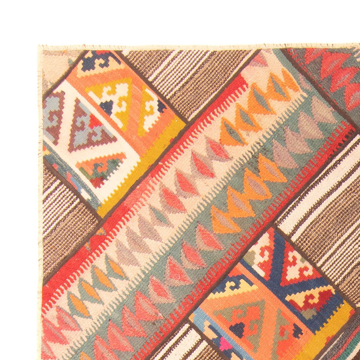 Patchwork Teppich 150 x 200 cm - mehrfarbig