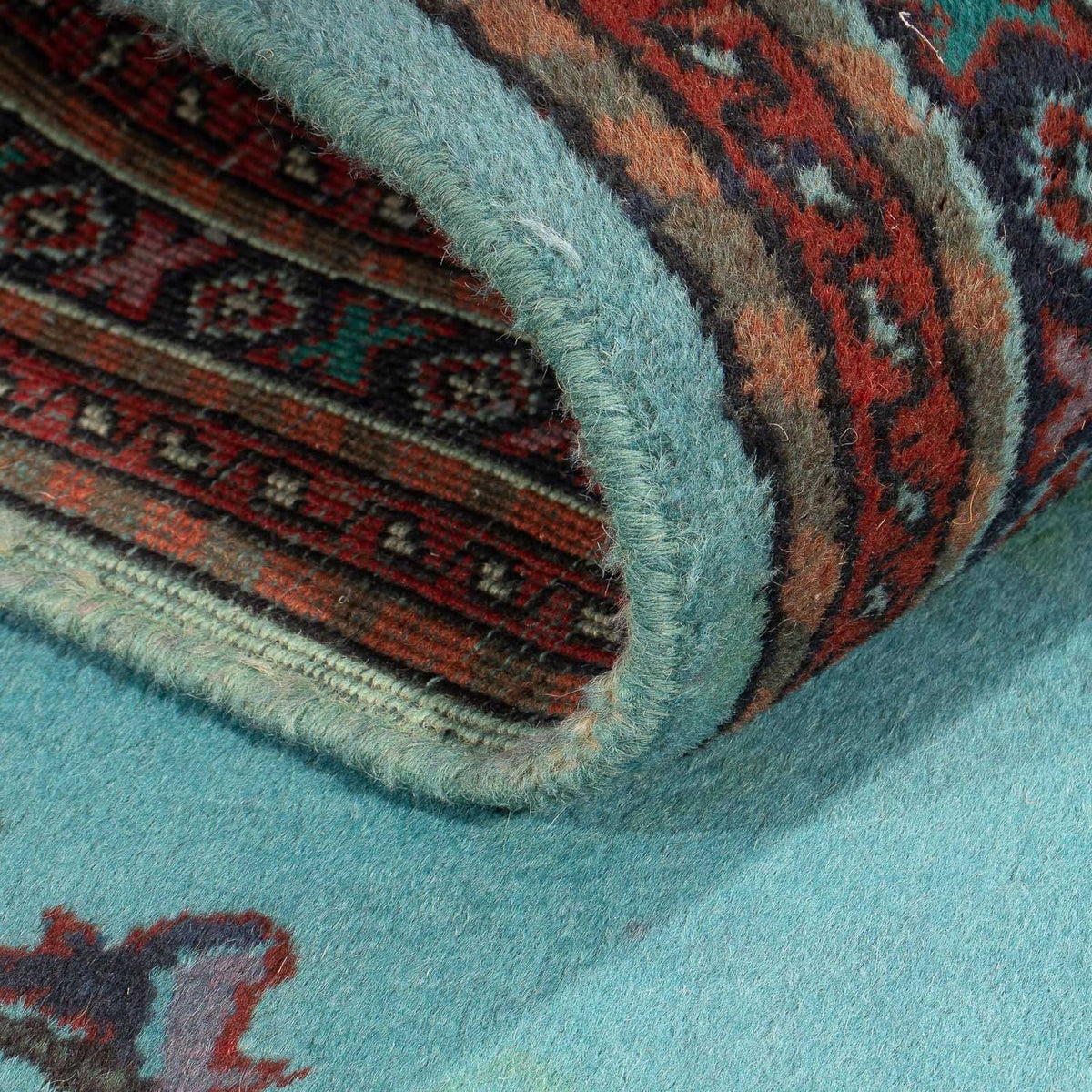 Orientteppich 180 x 97 cm - hellblau