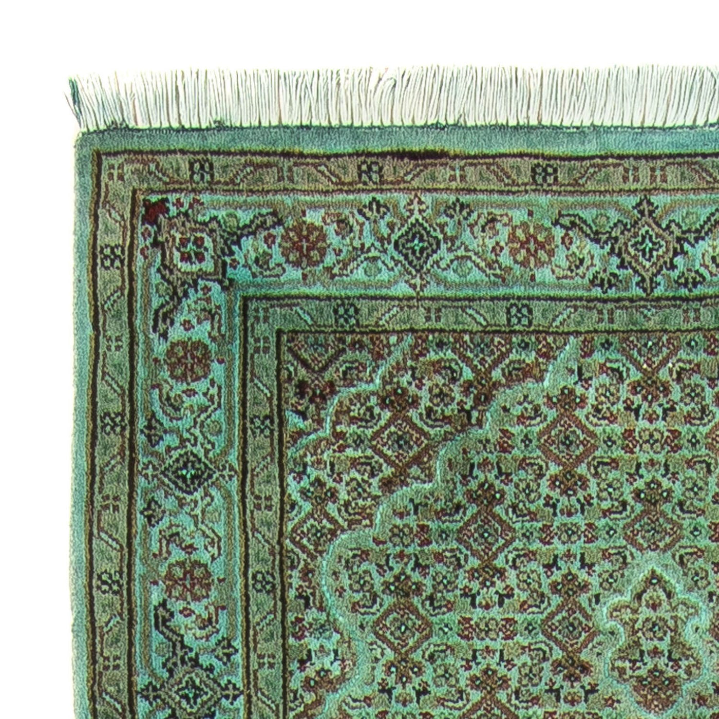 Orientteppich - Täbriz 305 x 84 cm - grün