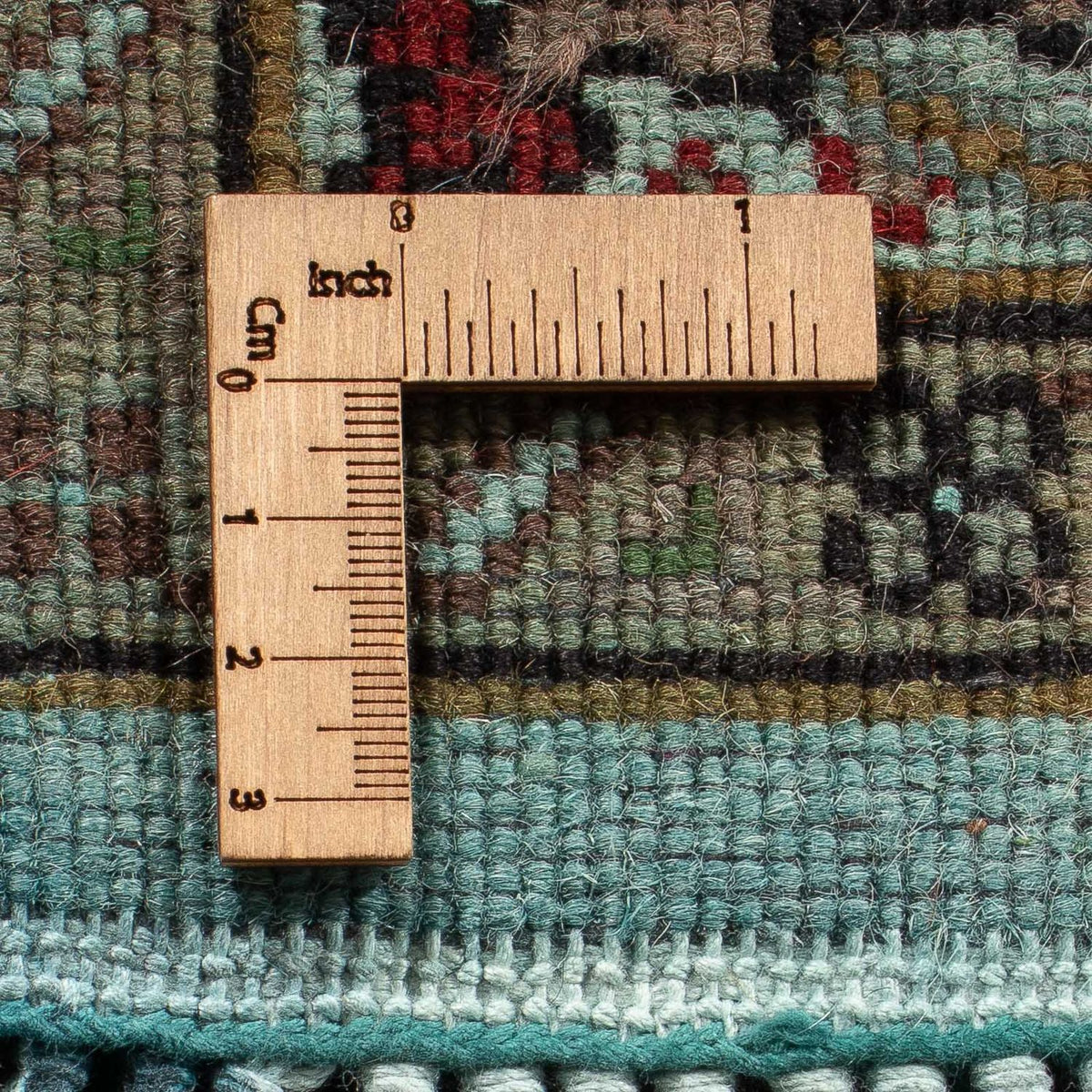 Orientteppich - Täbriz 305 x 84 cm - grün