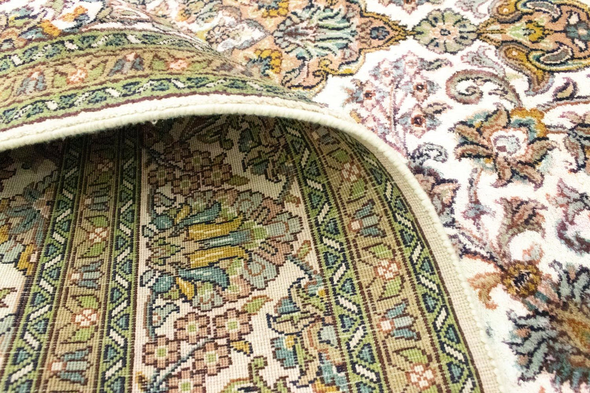 Seidenteppich - Kaschmir Seide 217 x 153 cm Teppich Wohnzimmer