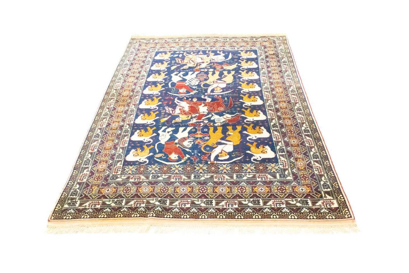 Afghan Teppich 195x128cm - Orientteppich